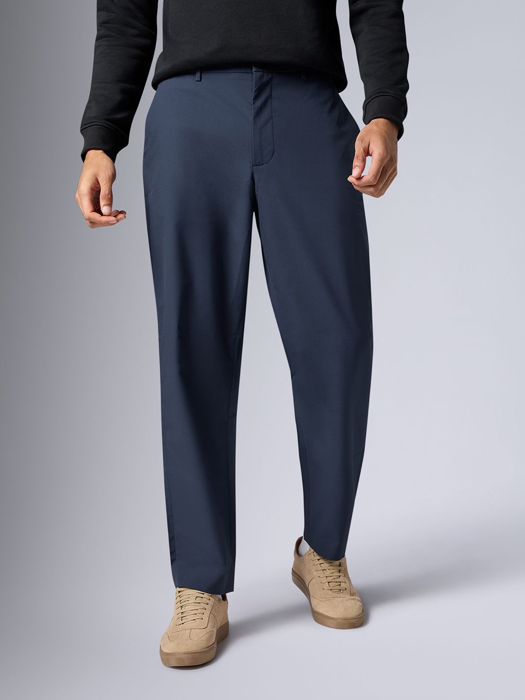 XYXX Men Relaxed Straight Leg Trousers-picture-50