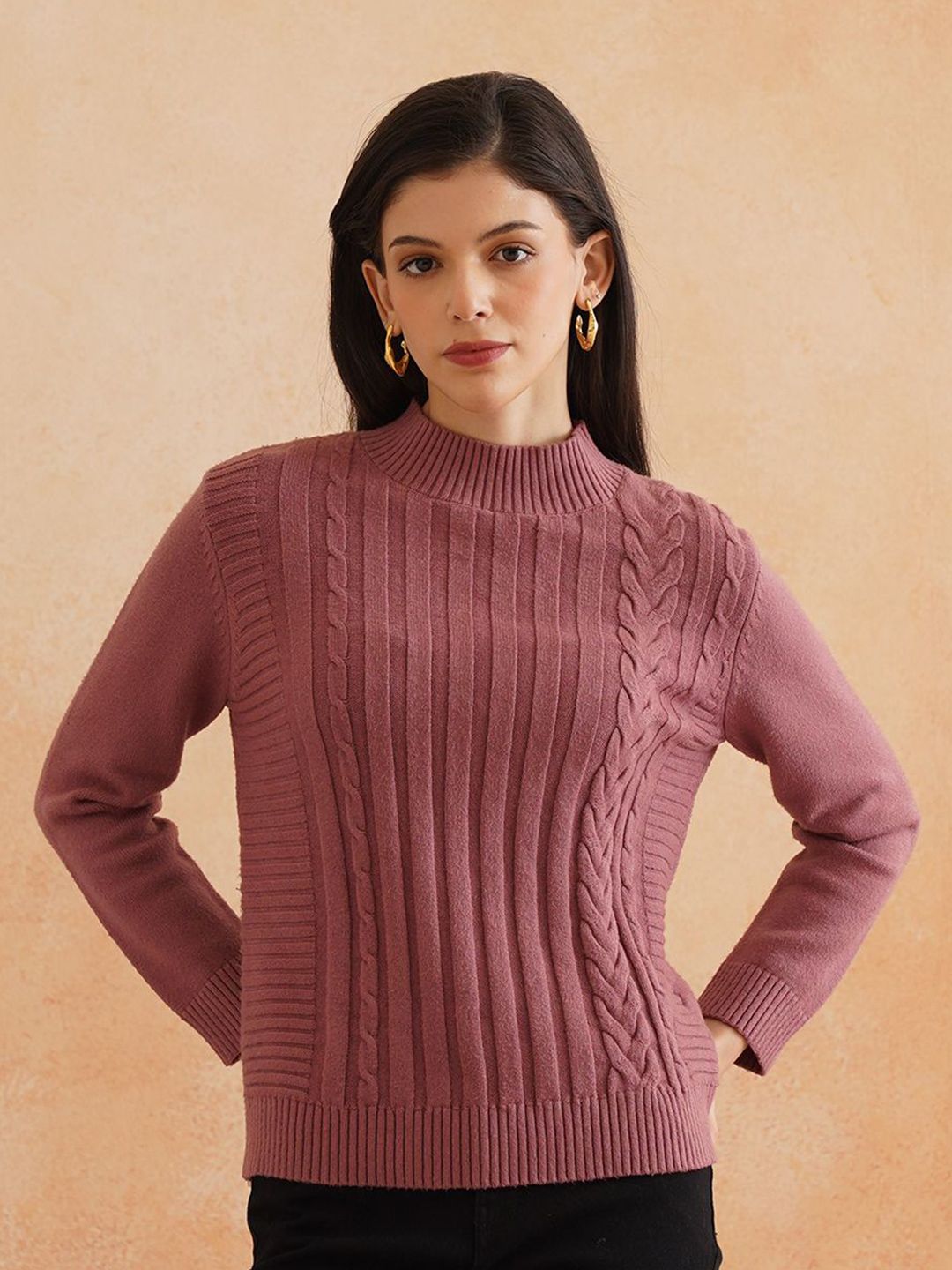 Beatnik Women Striped Sweater Vest-picture-16