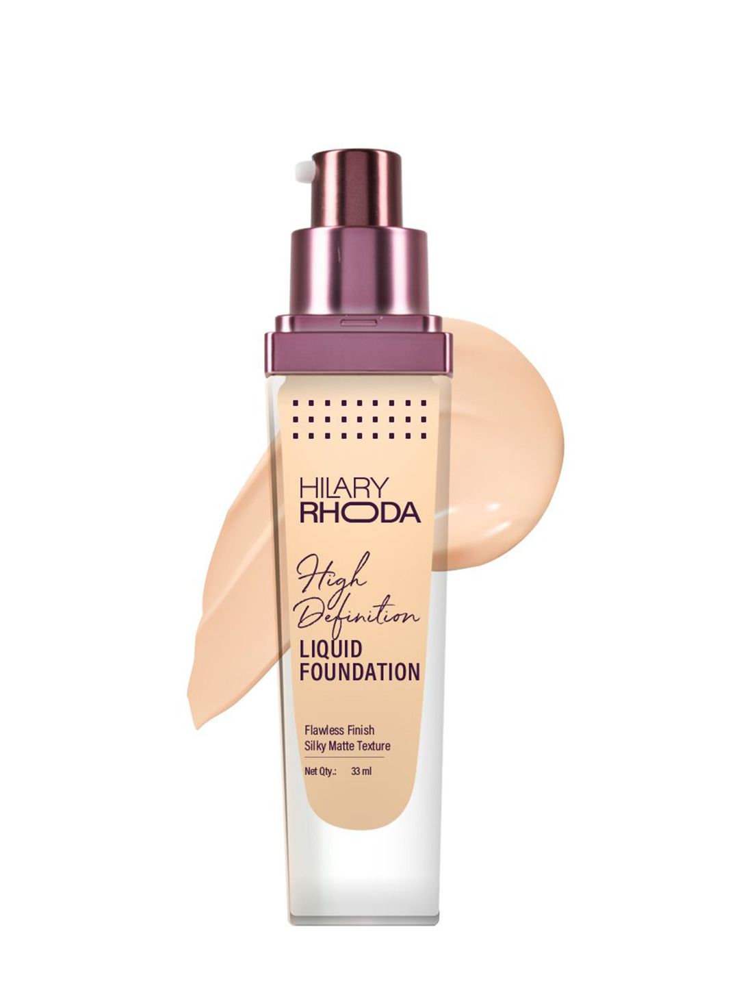 Hilary Rhoda High Definition Liquid Foundation-33 ml- Natural Beige- 03-picture-31