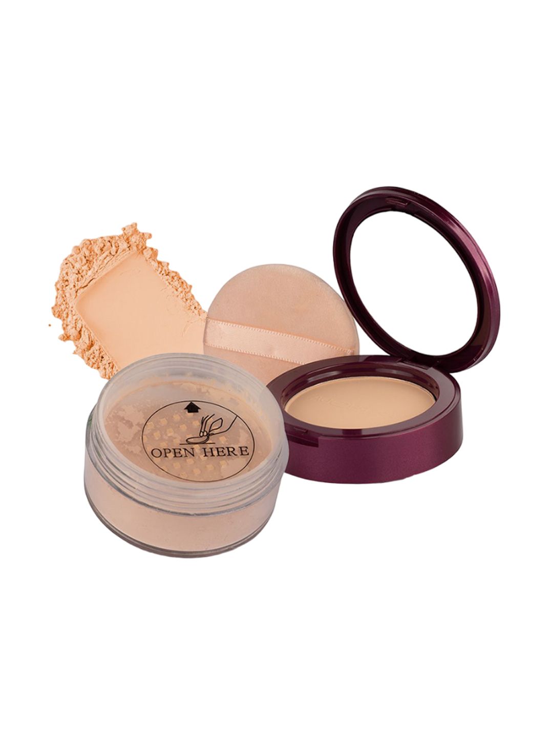 Hilary Rhoda The Setting Duo 2-In-1 Matte Compact & Loose Powder - 32Gm Sand-picture-45