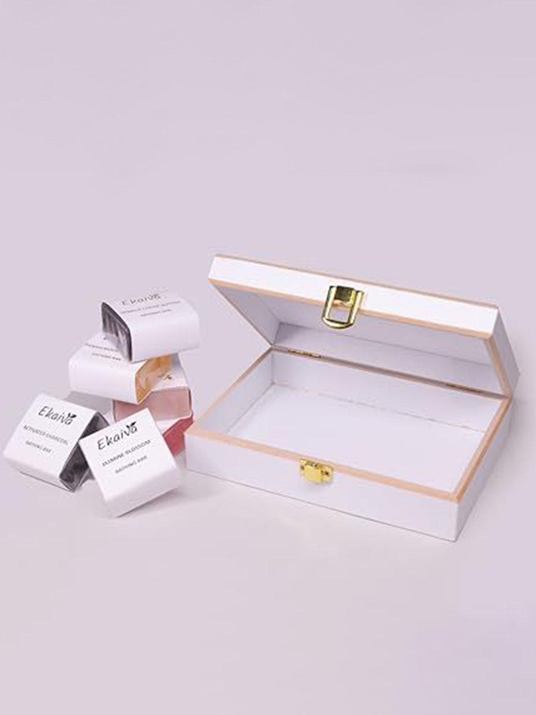 EKAIVA ORGANICS Set of 6 Luxurious Mini Bathing Bar Gift Set - 200 g Each-image-0