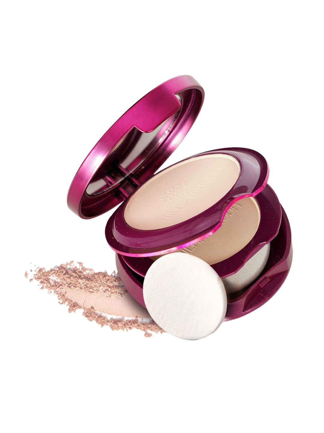 Hilary Rhoda 2 In 1 Pressed Matte Compact Powder -18Gm Buff Beige-picture-9