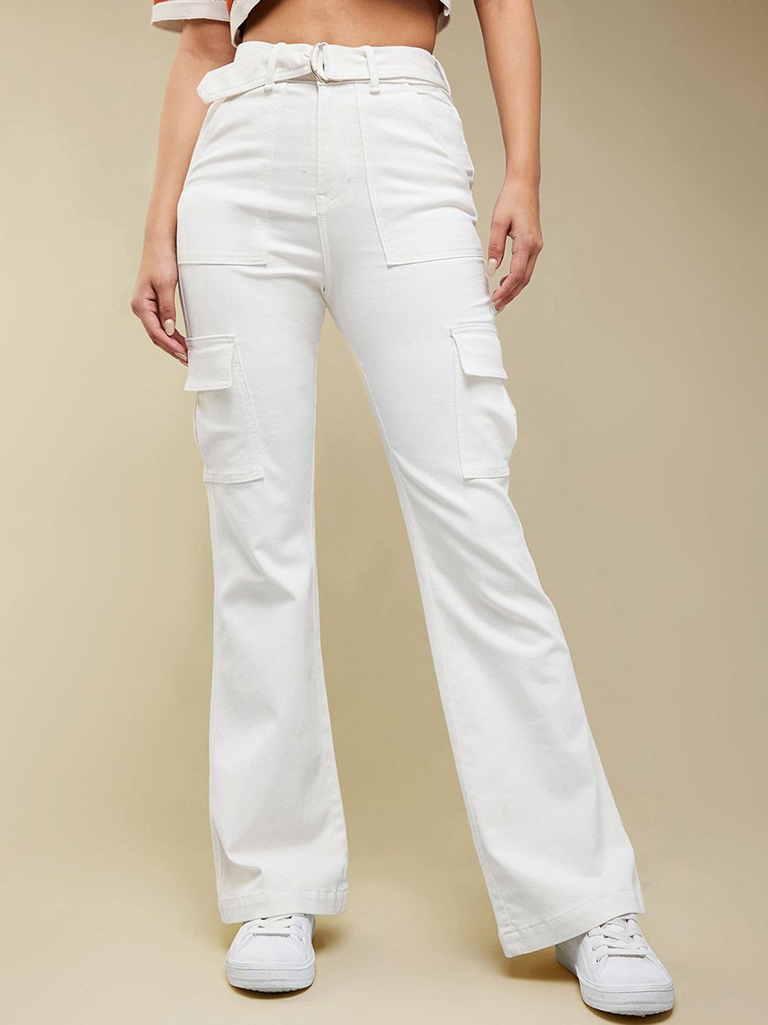Miss Chase Women Wide Leg High-Rise Stretchable Jeans-picture-37