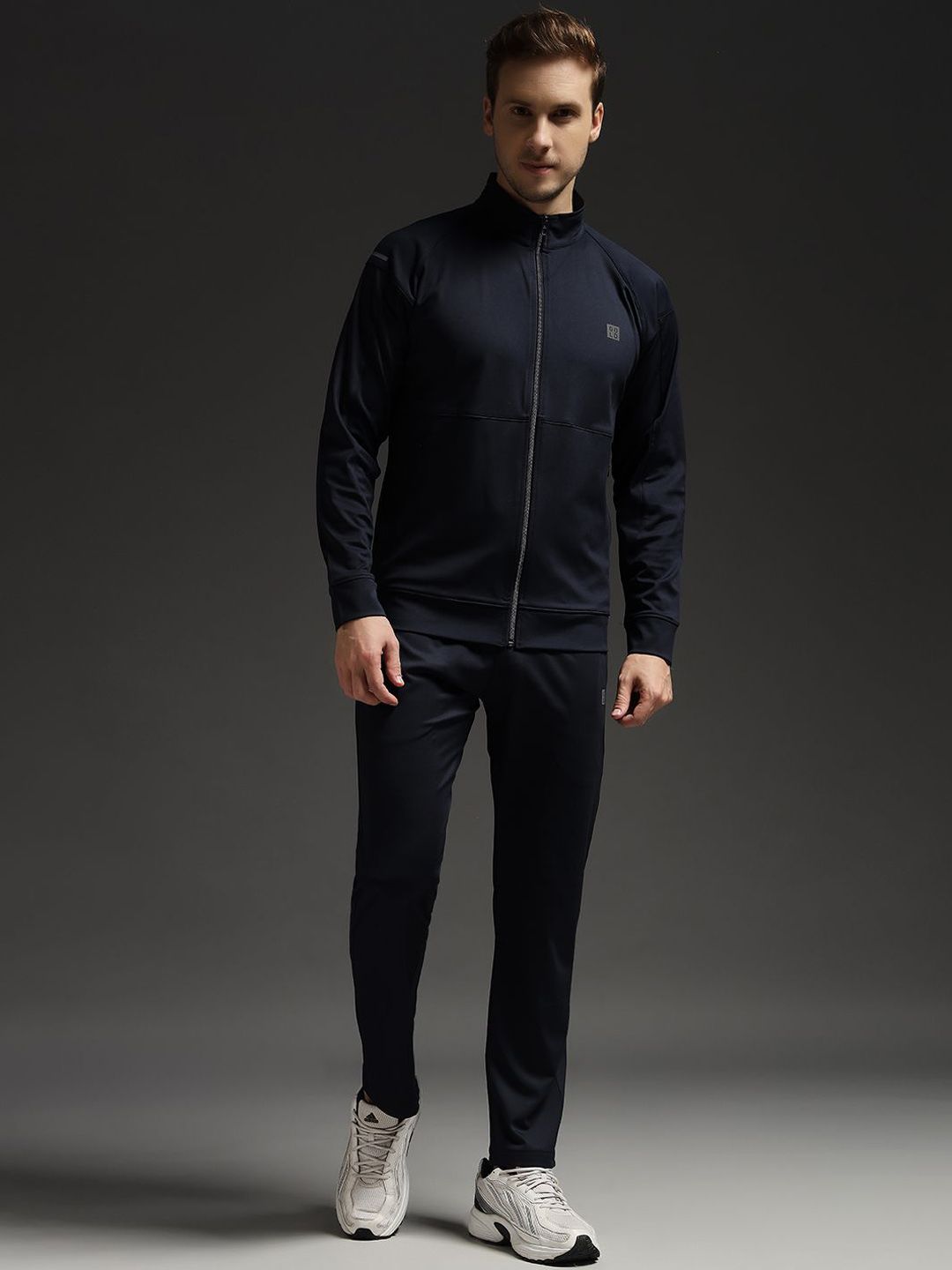 FCK GOLD Men Mock Collar Long Sleeves Tracksuits-picture-32