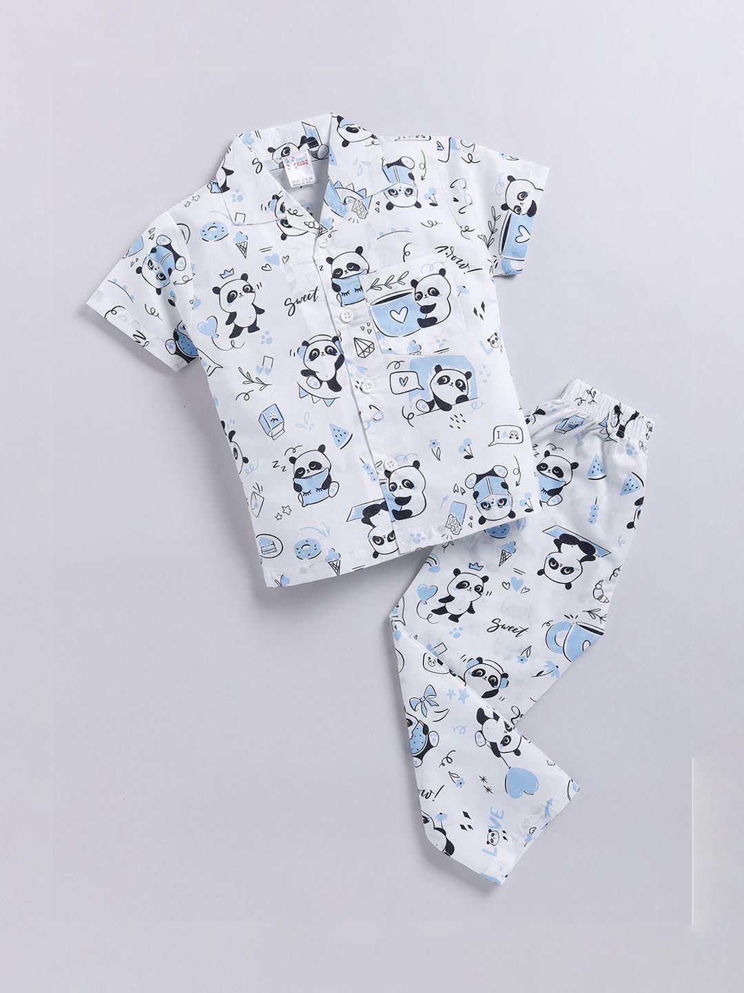 NAUTI KIDZ Boys Printed Pure Cotton Night suit-picture-51