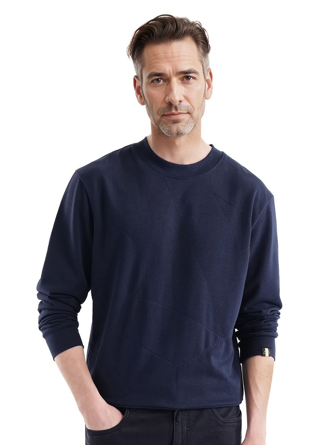 RARE RABBIT Men Solid Cotton Sweatshirt-picture-33