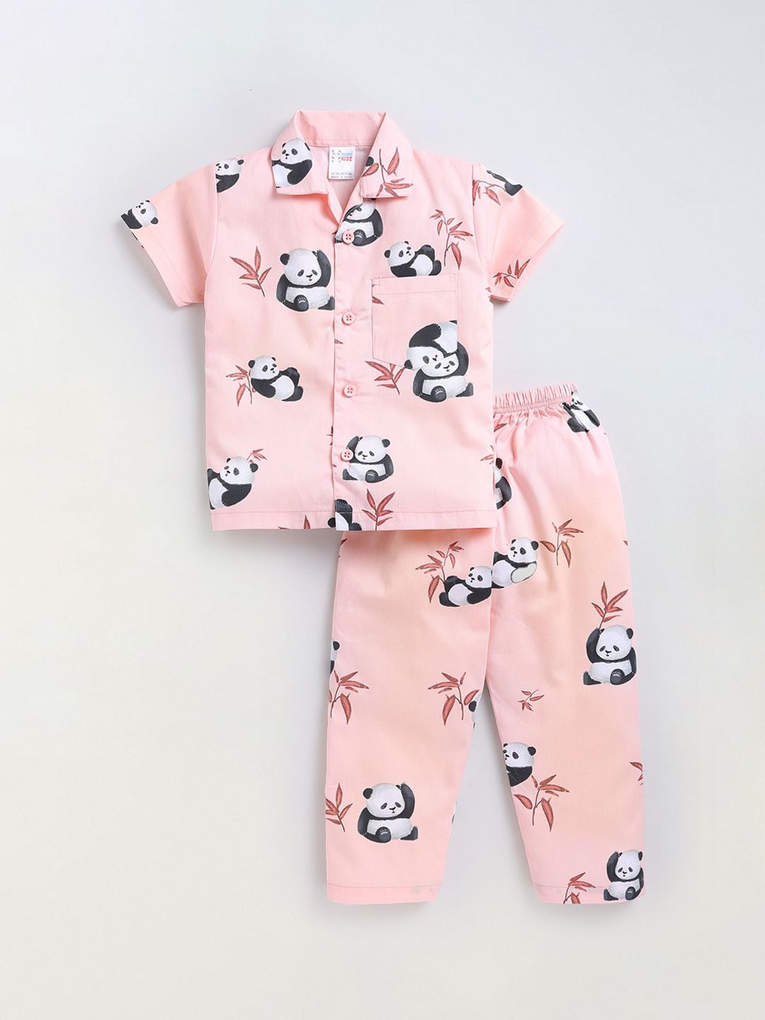 NAUTI KIDZ Boys Cartoon Characters Printed Pure Cotton Night suit-picture-12