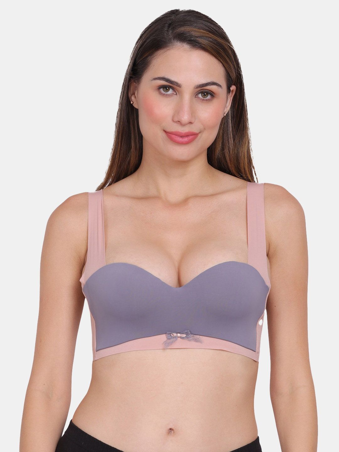 Amour Secret Half Coverage Underwired Lightly Padded Bra-picture-21