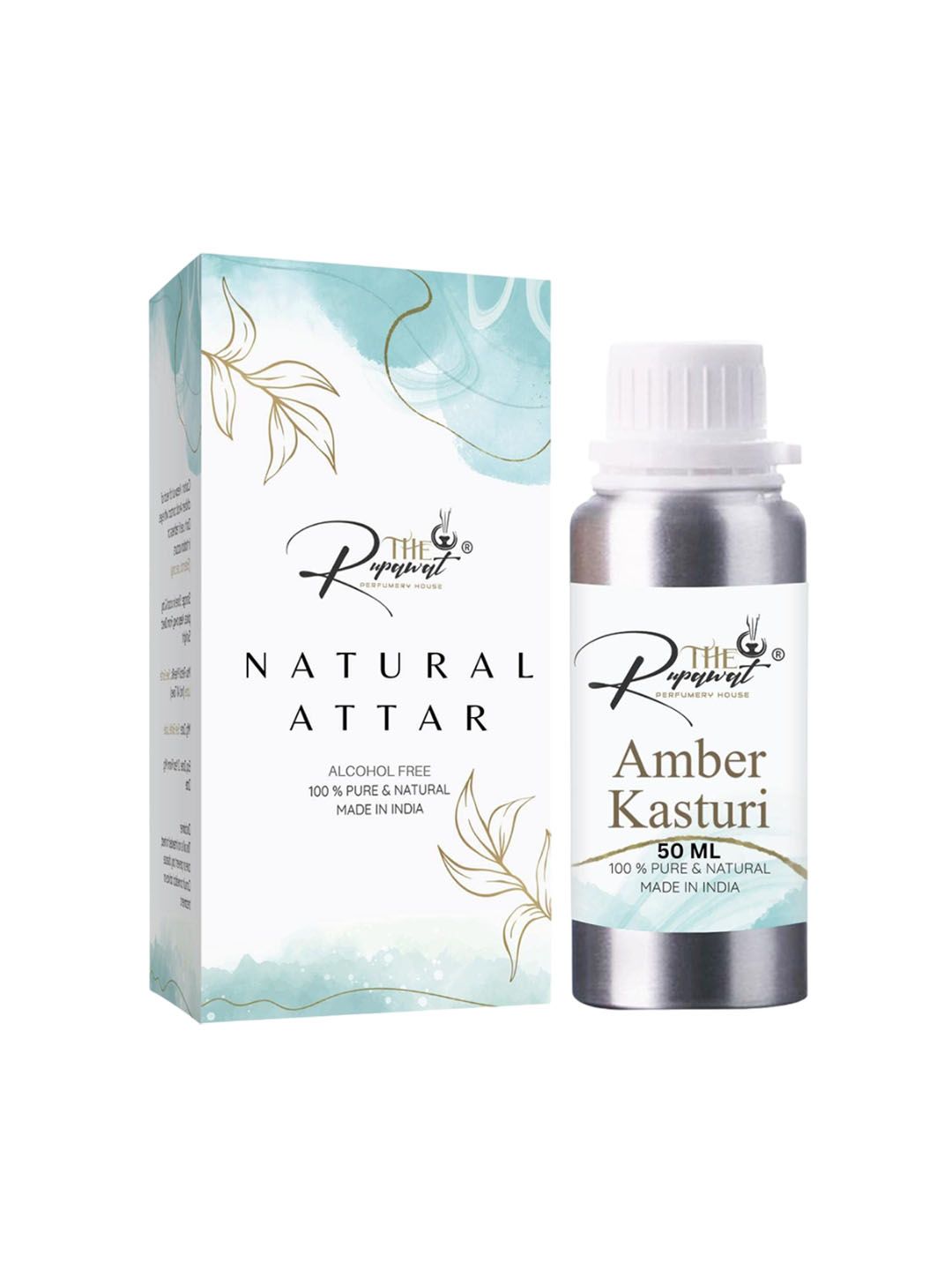 THE RUPAWAT Perfumery House Amber Kasturi Non-Alcoholic Attar - 50 ml-picture-36