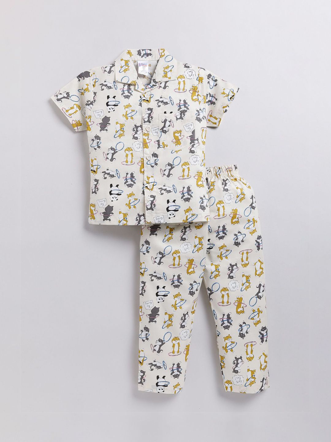 NAUTI KIDZ Boys Printed Night suit-picture-16