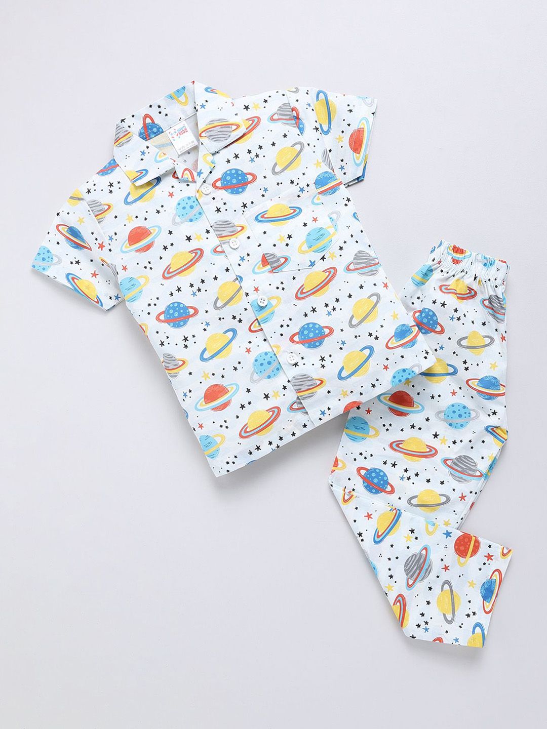 NAUTI KIDZ Boys Pure Cotton Conversational Printed Night suit-picture-53