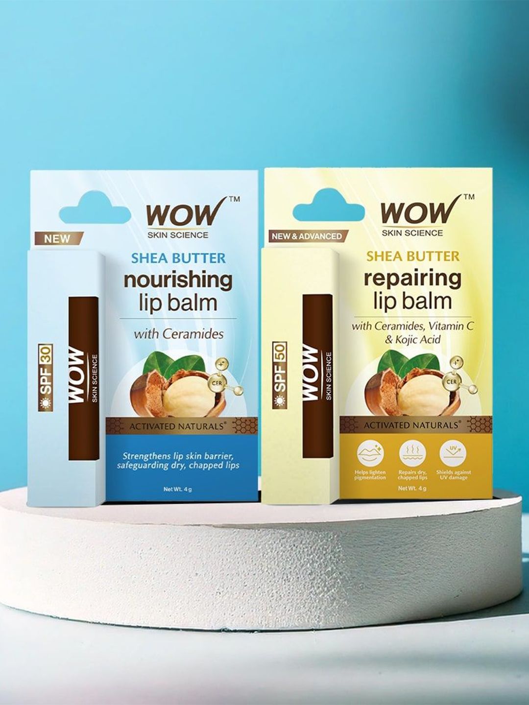 WOW SKIN SCIENCE Shea Butter SPF 30 Nourishing Lip Balm With Ceramides 4 g-image-21