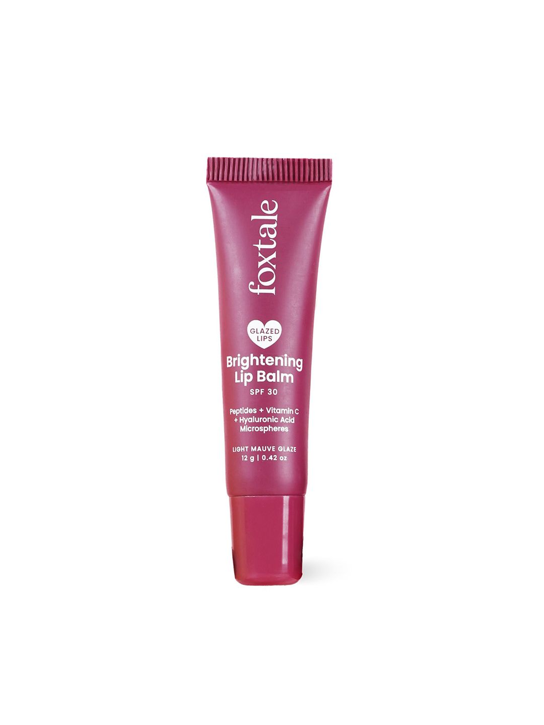 FoxTale Brightening Lip Balm with Vitamin C & Hyaluronic Acid - 12g - Light Mauve Glaze-image-10
