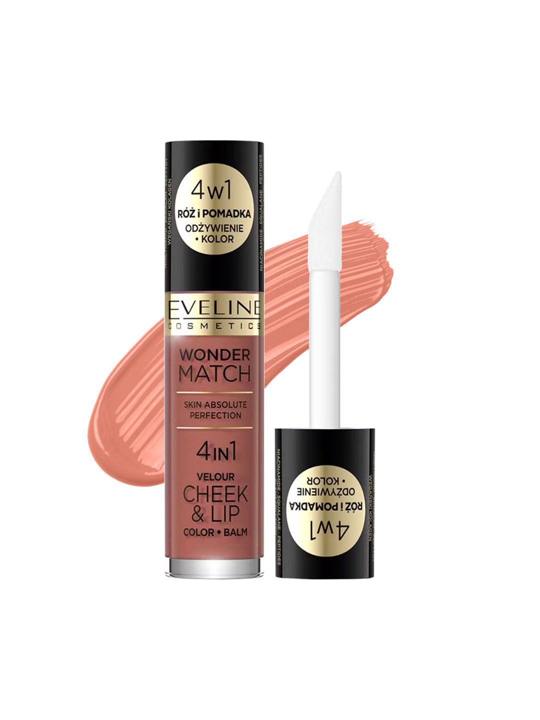 Eveline Cosmetics Wonder Match 4 In 1 Cheek & Lip Liquid Lipstick 4.5 ml - Shade 05-picture-33