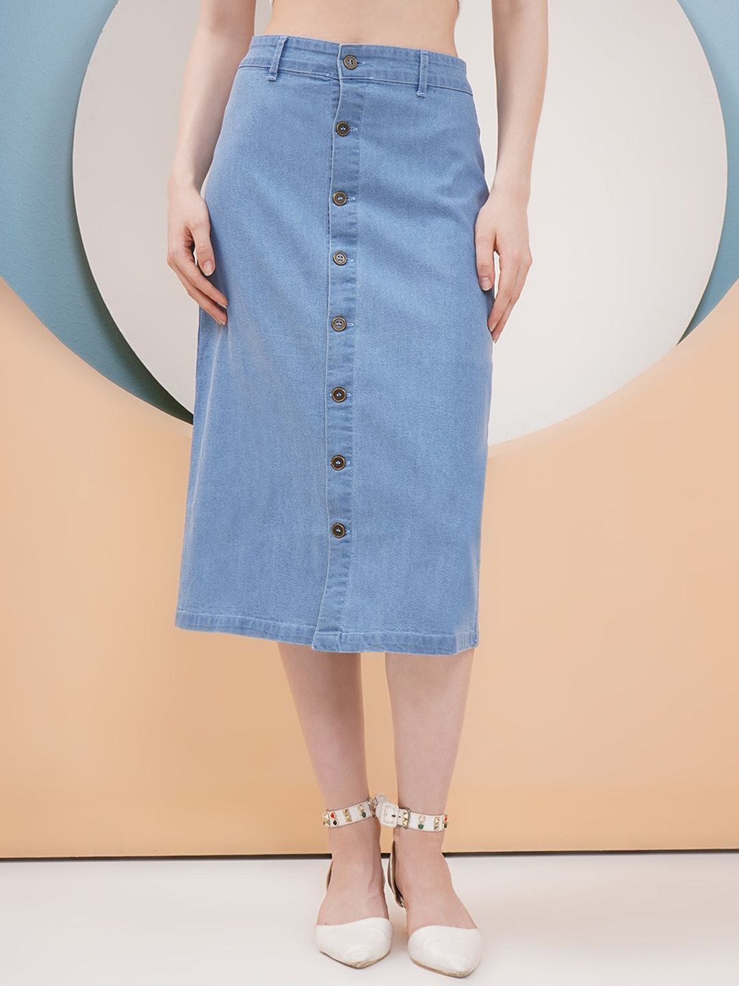 PUELLA Straight Midi Skirts-picture-26