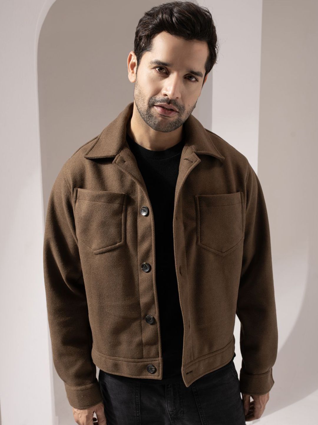 PERCH Men Crop Tailored Jacket