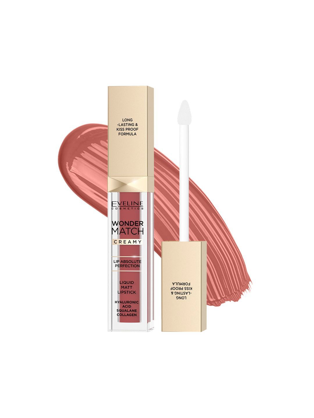 Eveline Cosmetics Wonder Match Creamy Liquid Matt Lipstick 6.8 ml - Toffee 07-picture-13