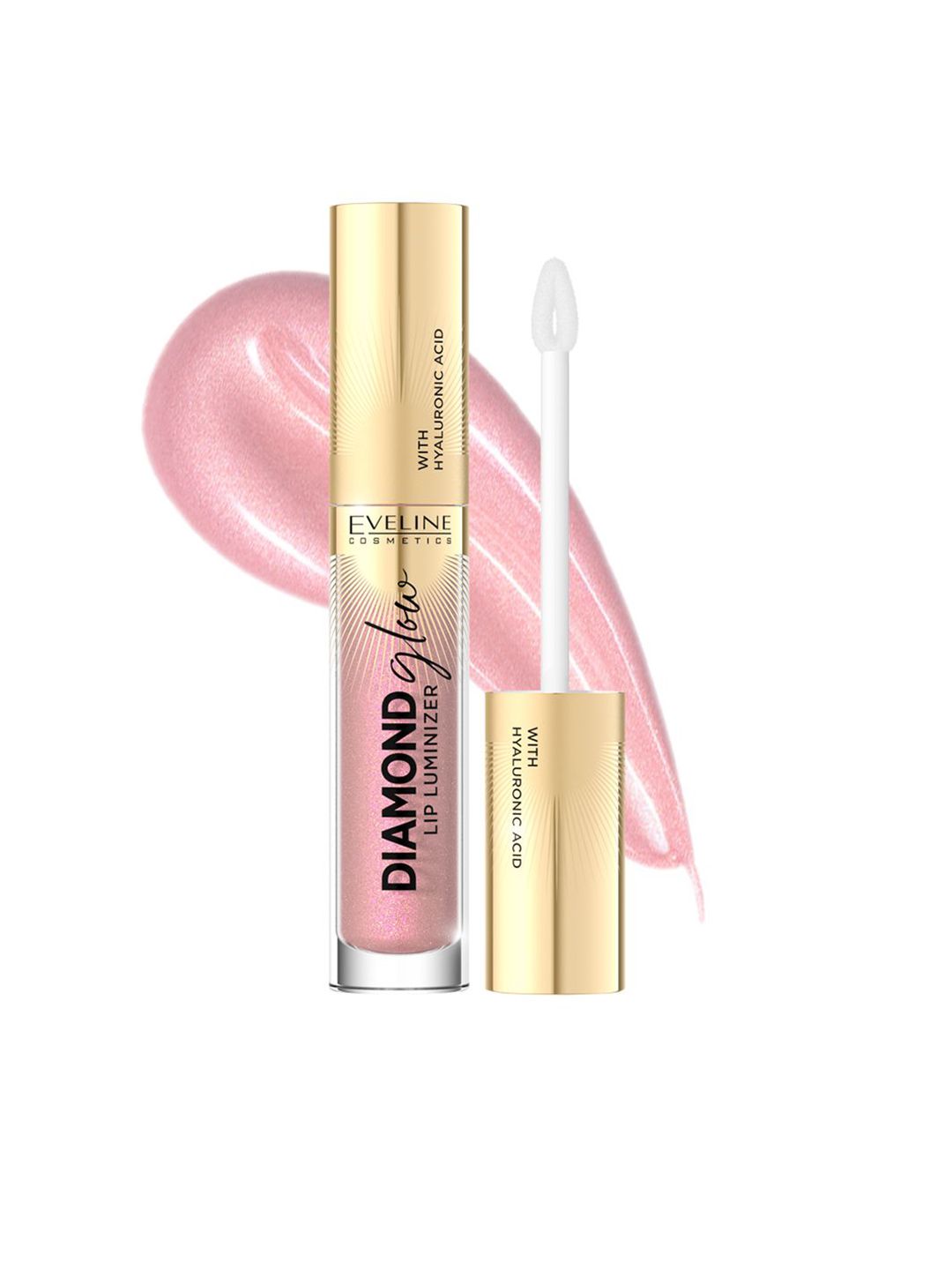 Eveline Cosmetics Diamond Glow Lip Luminizer - 4.5 ml Shade - Honey - 08-image-26