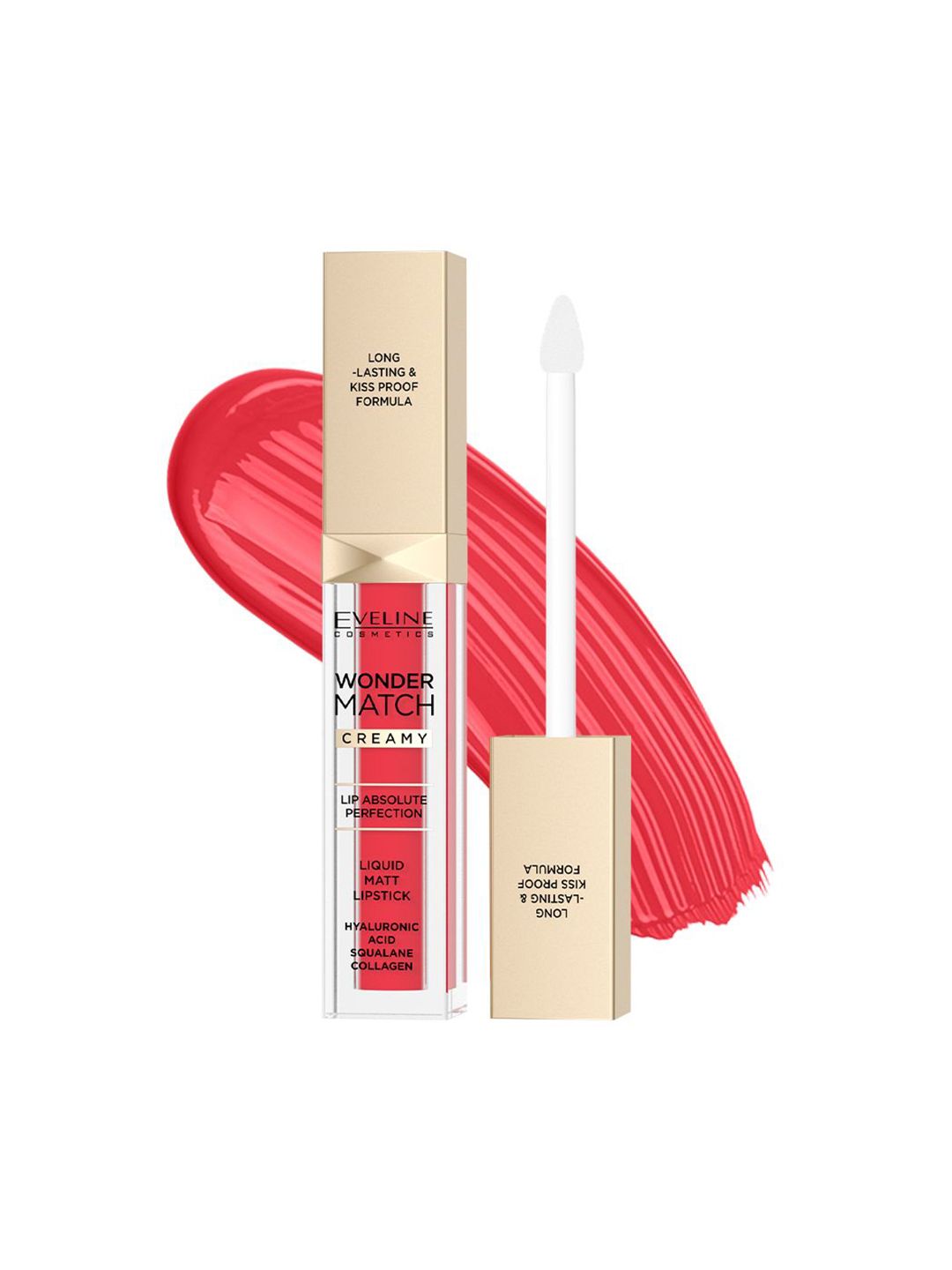 Eveline Cosmetics Wonder Match Creamy Liquid Matt Lipstick- 6.8 ml- Classic Red 06-picture-10