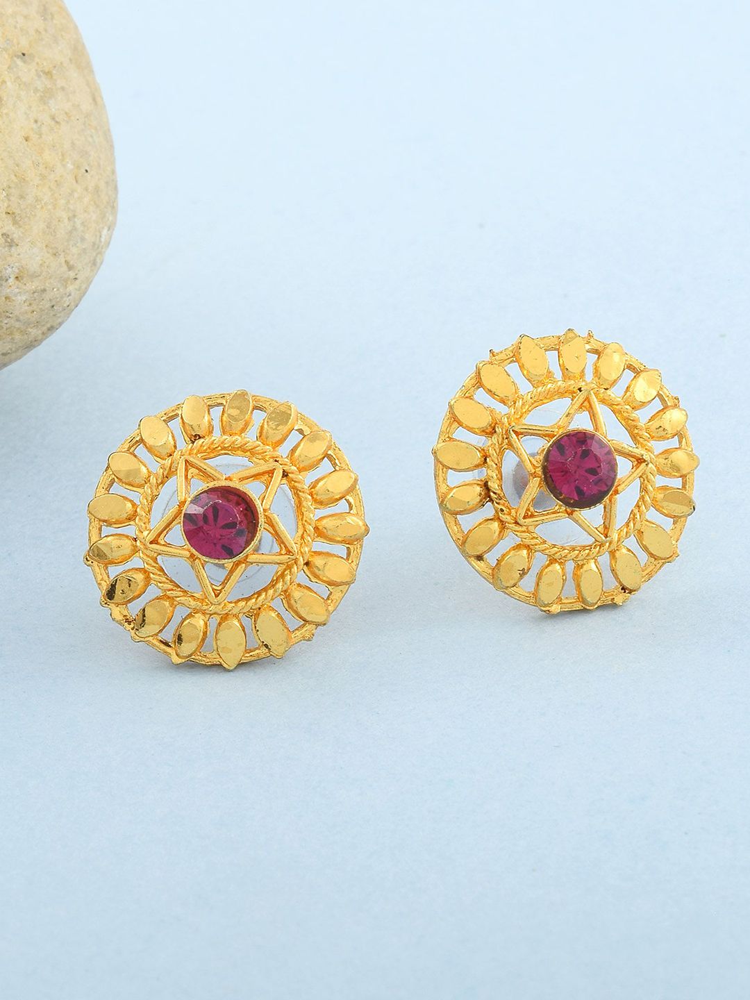 MEMOIR Gold-Plated Contemporary Drop Earrings-picture-16