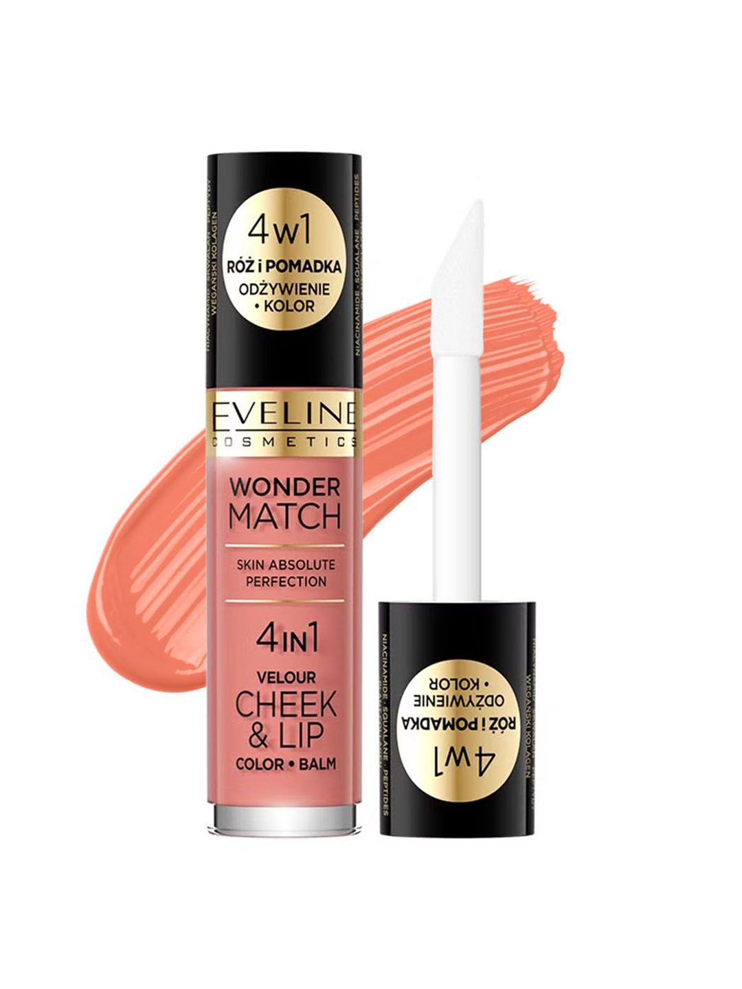 Eveline Cosmetics Wonder Match 4 In 1 Cheek & Lip Lipstick- 4.5 ml- 01-picture-32