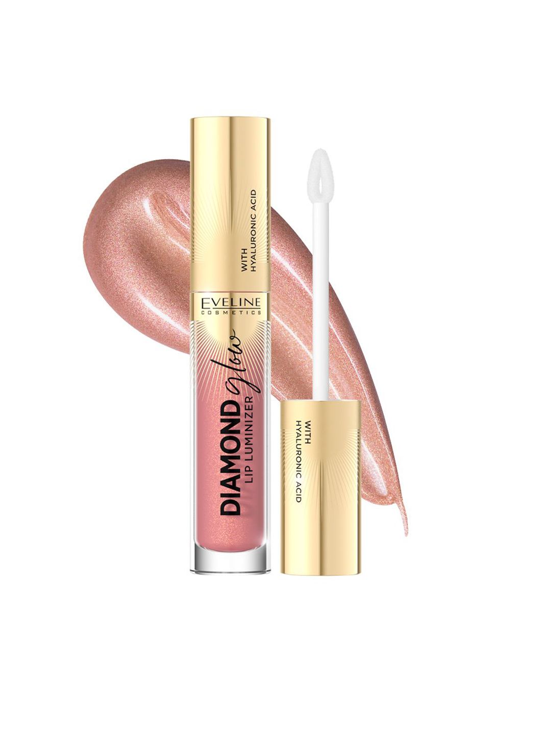 Eveline Cosmetics Diamond Lip Gloss- Raspberry Sorbet 04- 4.5 ml-image-2