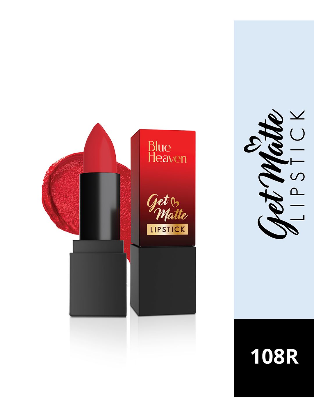 Blue Heaven Get Matte Long Lasting Lightweight Lipstick - Shade 108R-picture-19