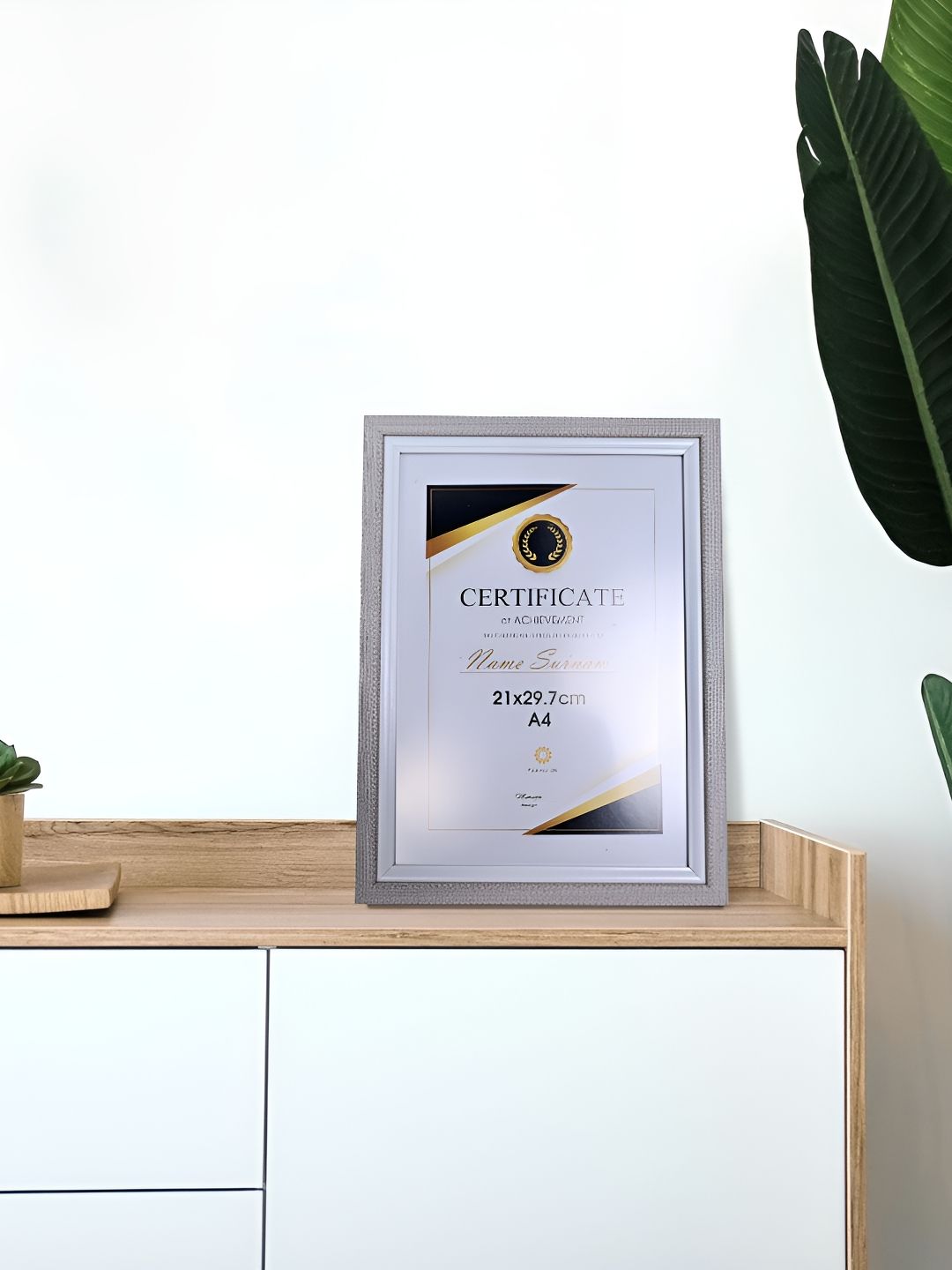 Aura White 1 Pieces Wood Wall Photo Frames-picture-14