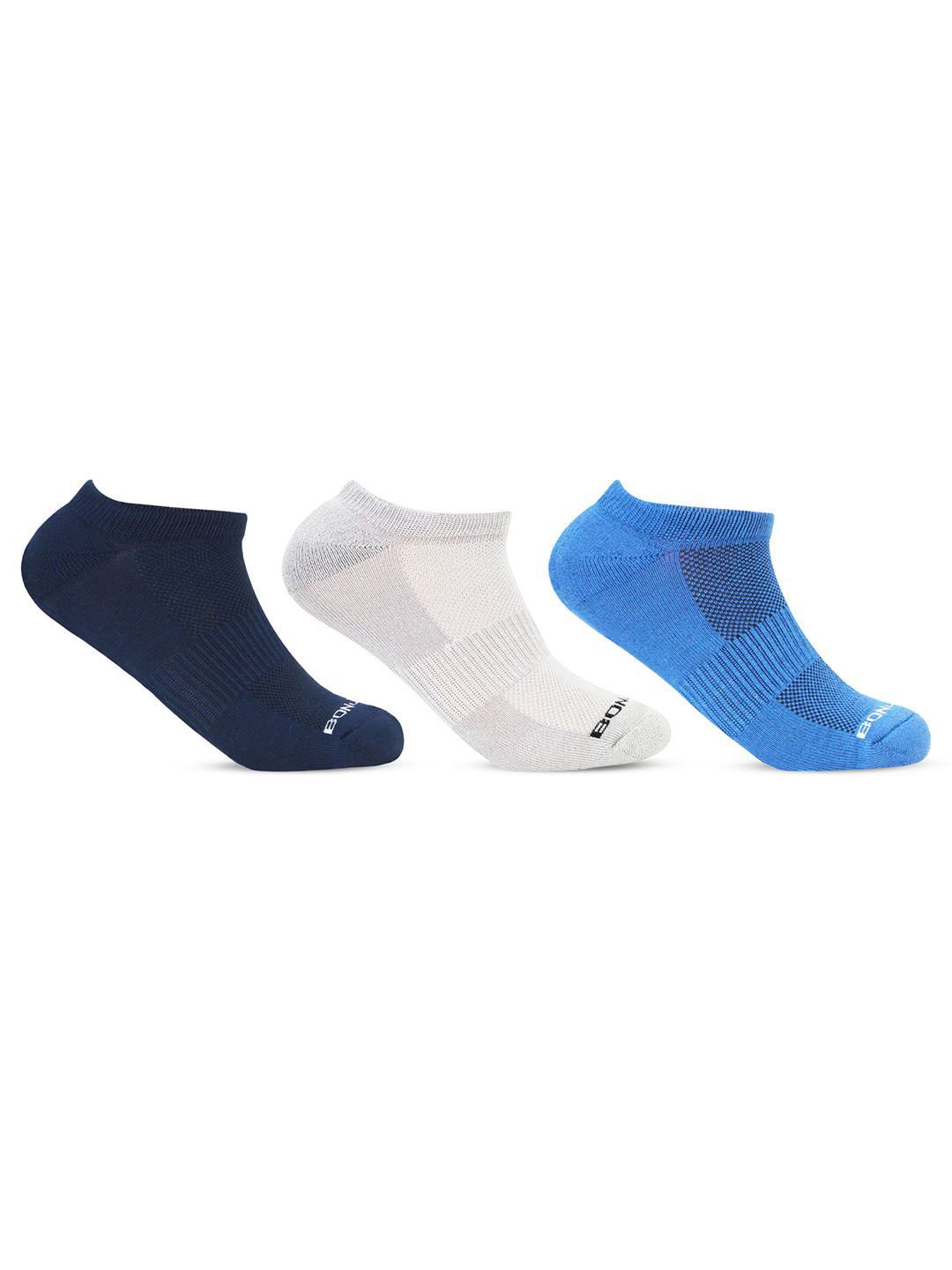 Bonjour Men Pack Of 3 Ankle Length Socks-picture-36