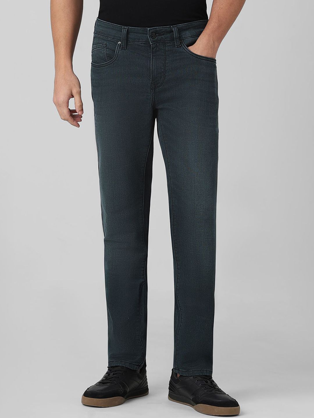 Mufti Men Slim Fit Mid-Rise No Fade Jeans-picture-31