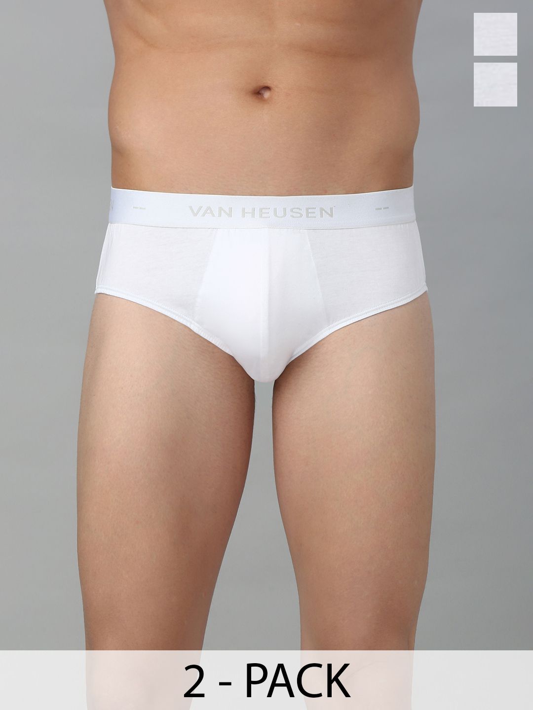 Van Heusen Innerwear Pack of 2 Men Super Combed Cotton Briefs-picture-25