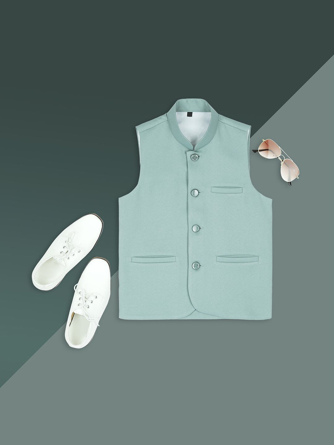 YK Boys Woven Nehru Jackets-image-35