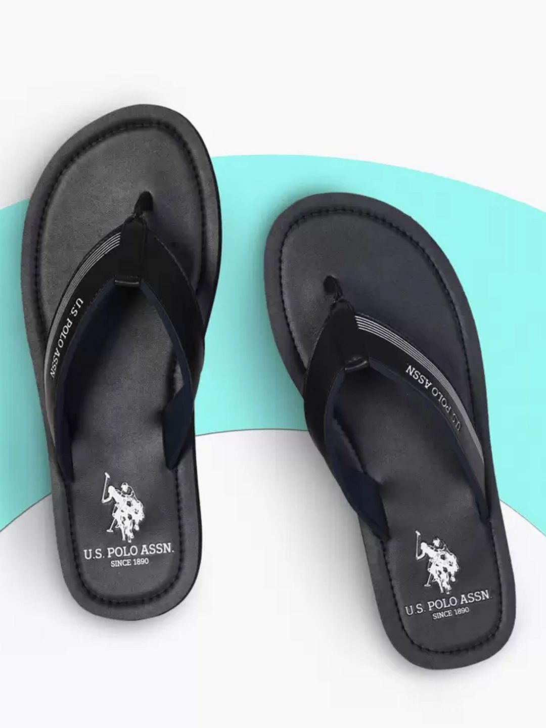 U.S. Polo Assn. Men Printed Thong Flip-Flops-picture-28
