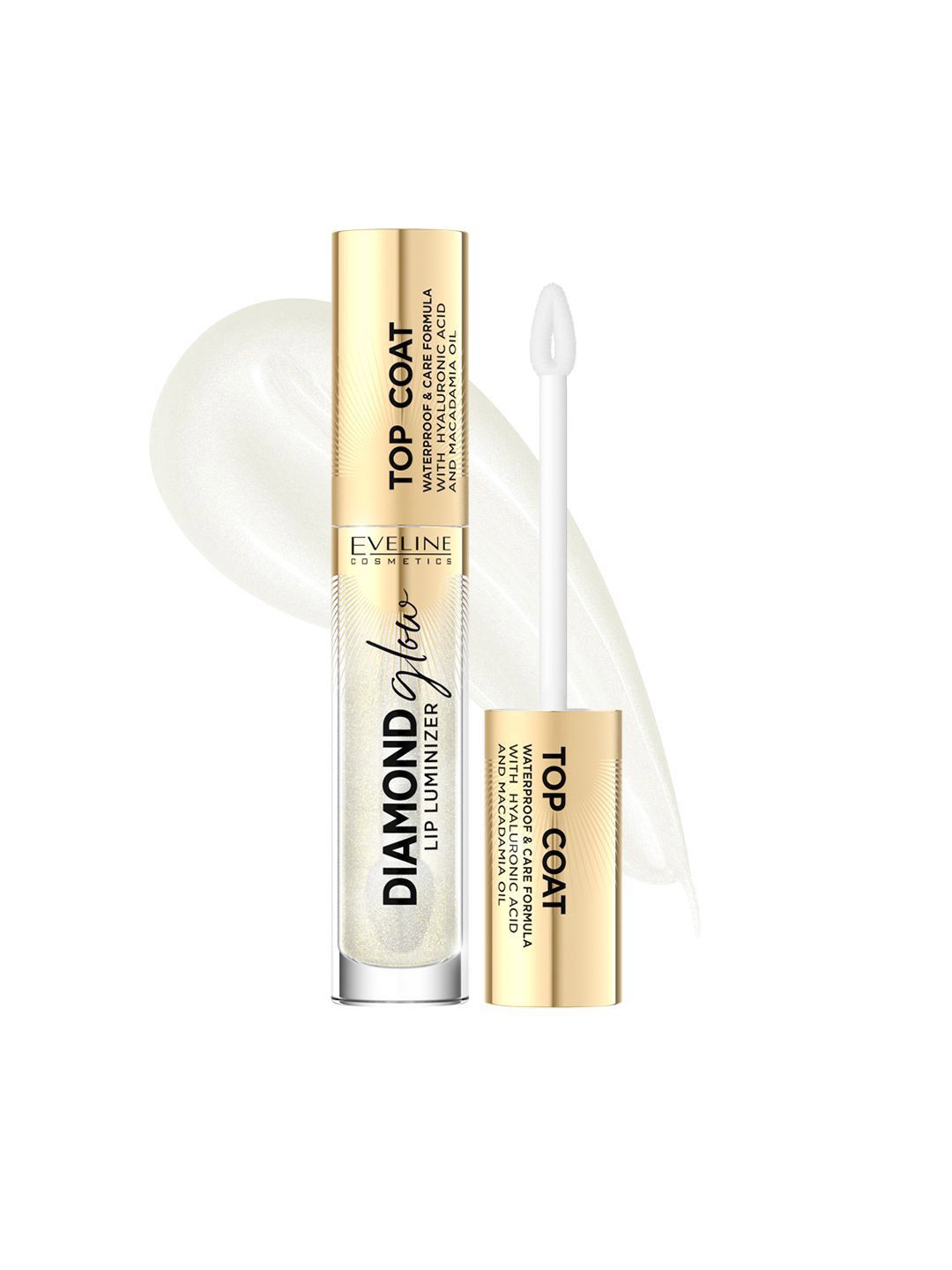 Eveline Cosmetics Diamond Glow Lip Luminizer Lip Gloss- 4.5 ml- Top Coat 12-image-36