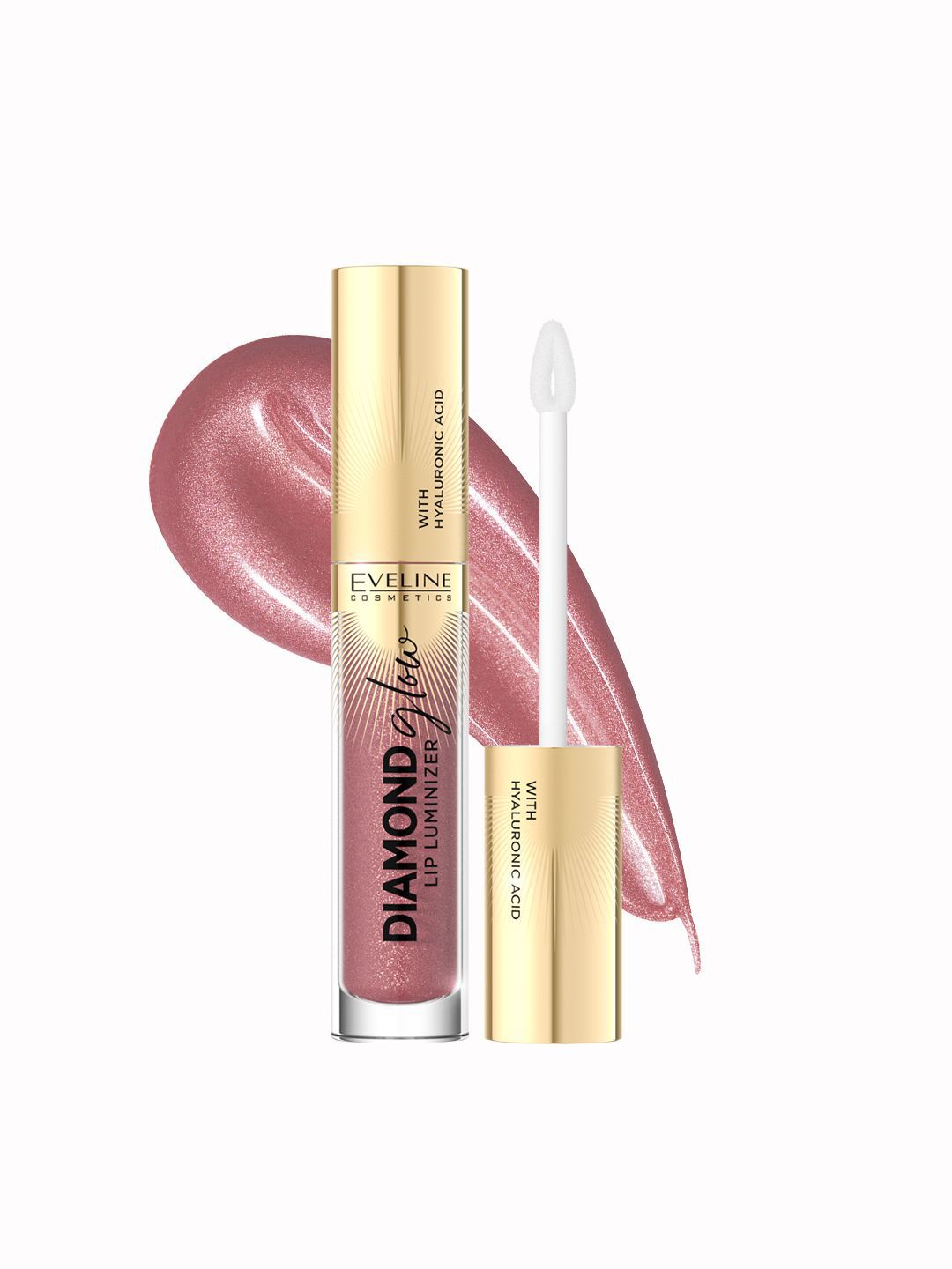 Eveline Cosmetics Lip Luminizer Diamond Glow Lip Glow- 4.5 ml- Rose Nude 11-picture-11