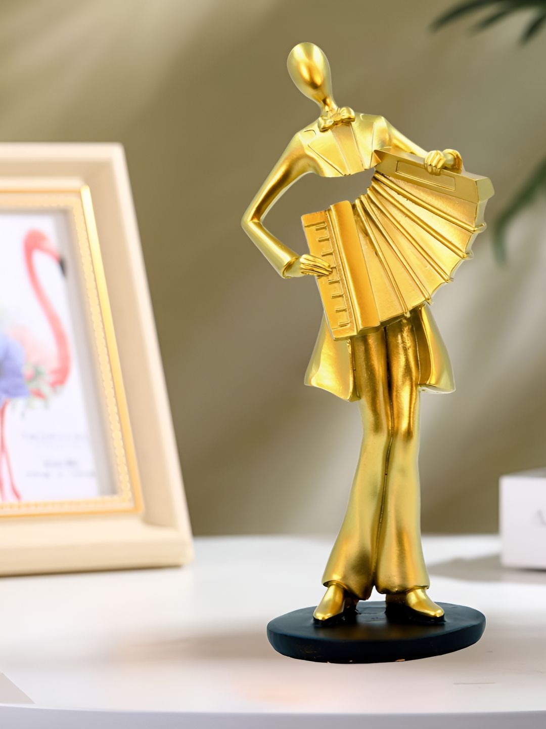 Aura Gold-Toned Idol Showpiece-image-12