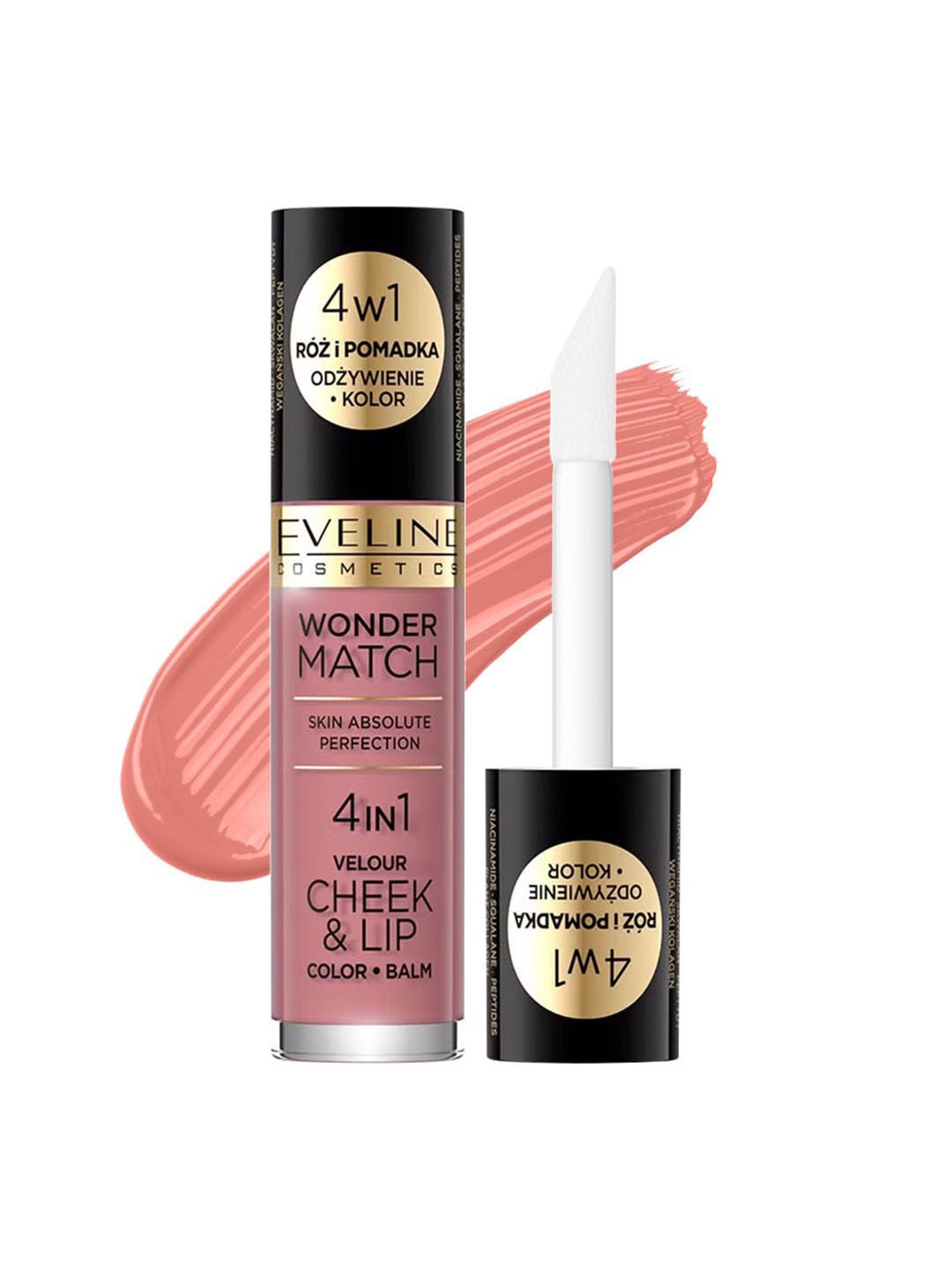 eveline cosmetics Eveline Wonder Match 4 in 1 Lip & Cheek Lipstick - 4.5 ml Shade - 02-picture-34