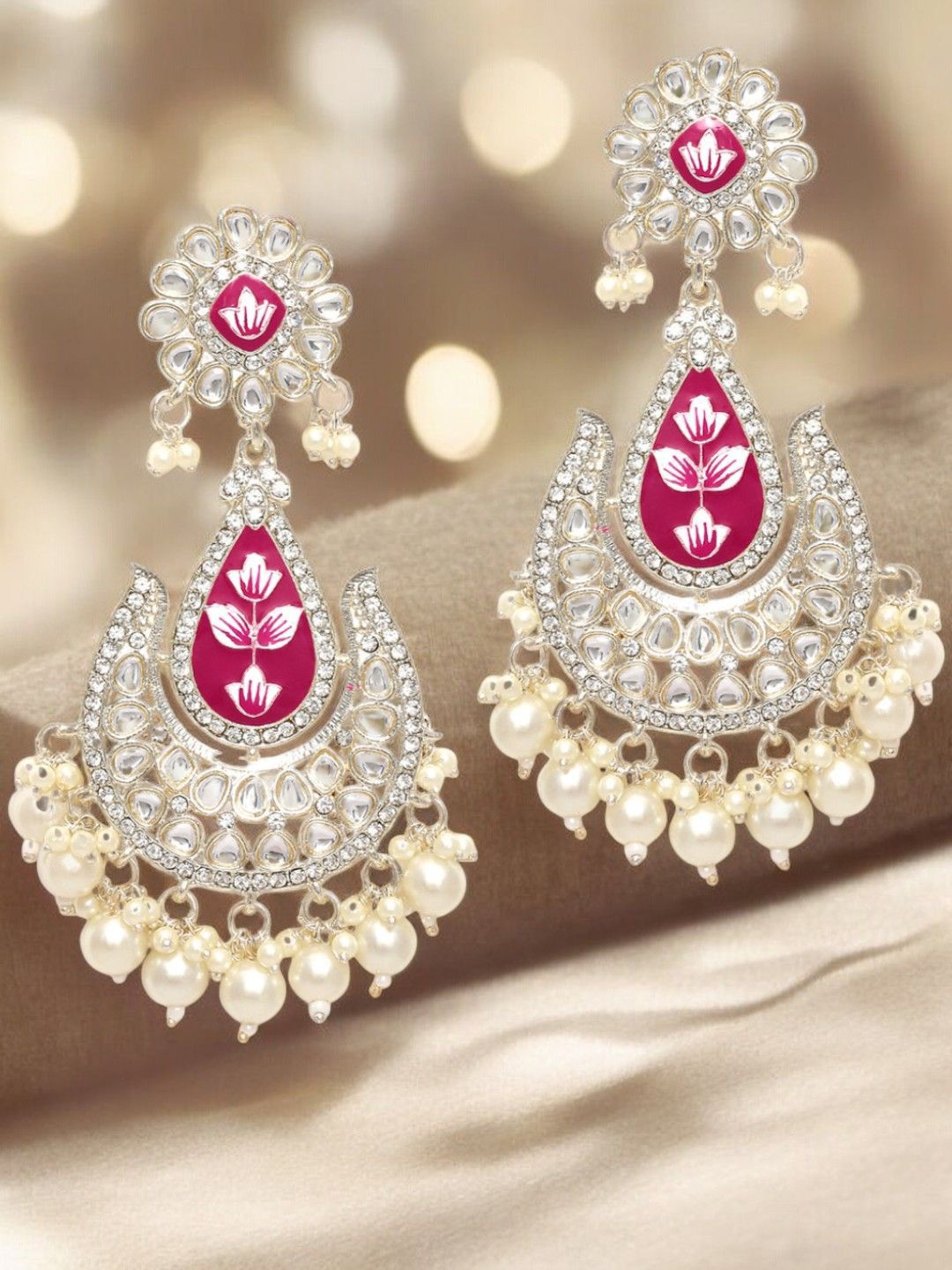 Anouk Floral Drop Earrings-picture-29