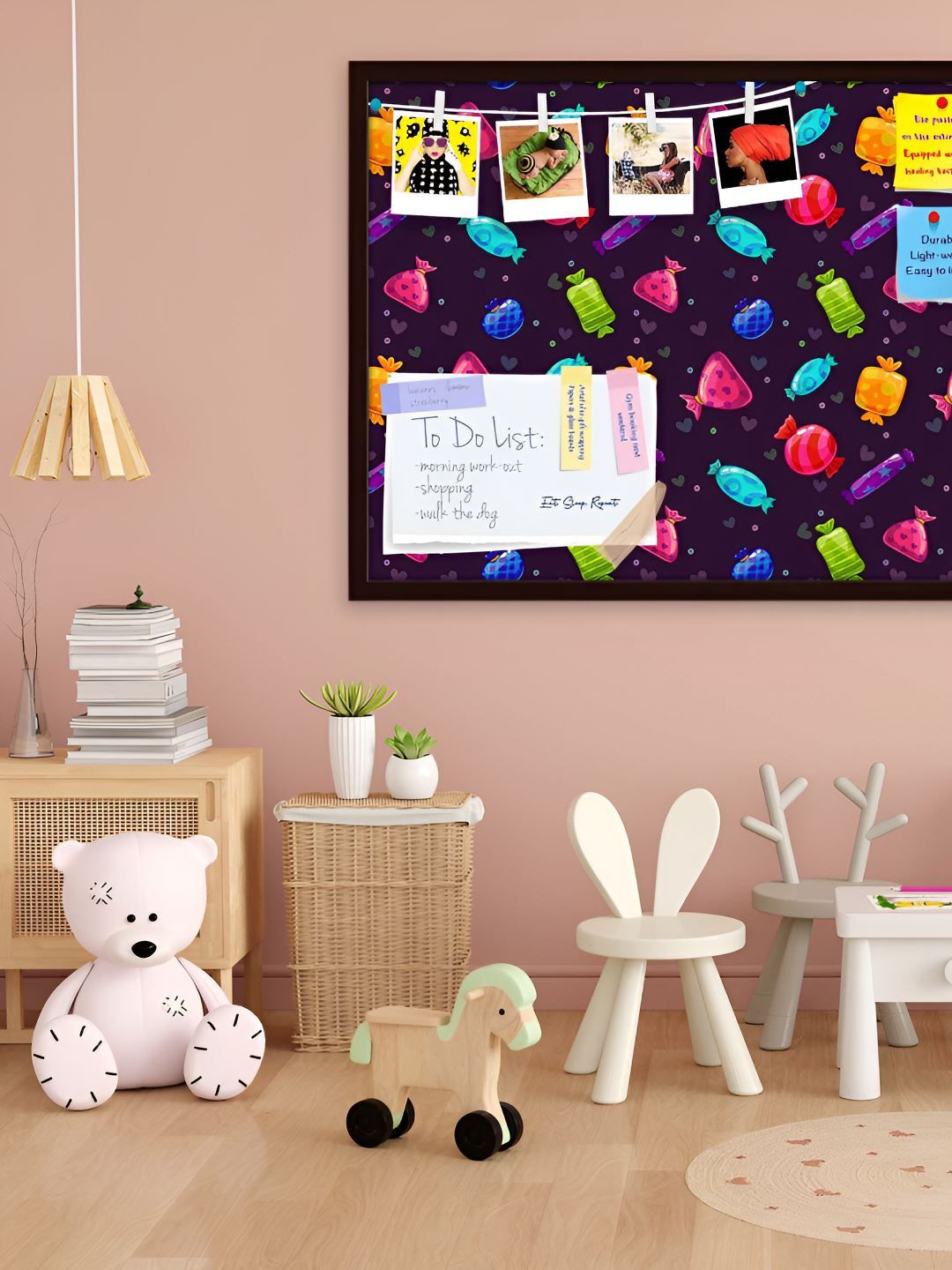 ArtzFolio Wooden Notice Pin Board