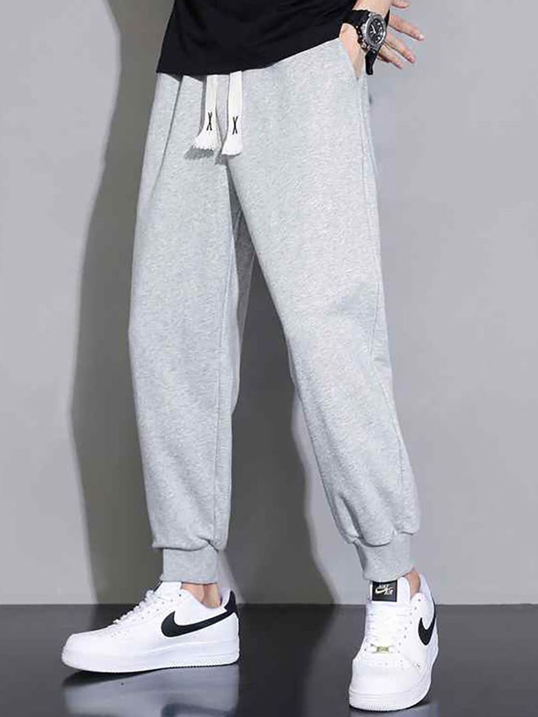 StyleCast x Revolte Men Easy Wash Mid-Rise Regular Joggers Trousers-image-43