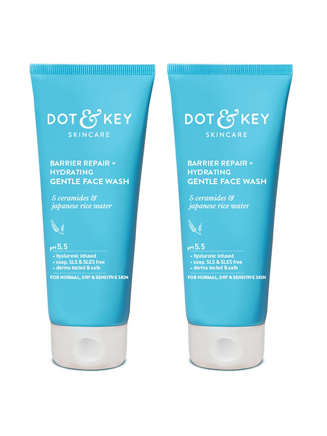 DOT & KEY 2 Pcs Barrier Repair & Hydrating Gel Face Wash With Ceramides - 175ml Each-image-37