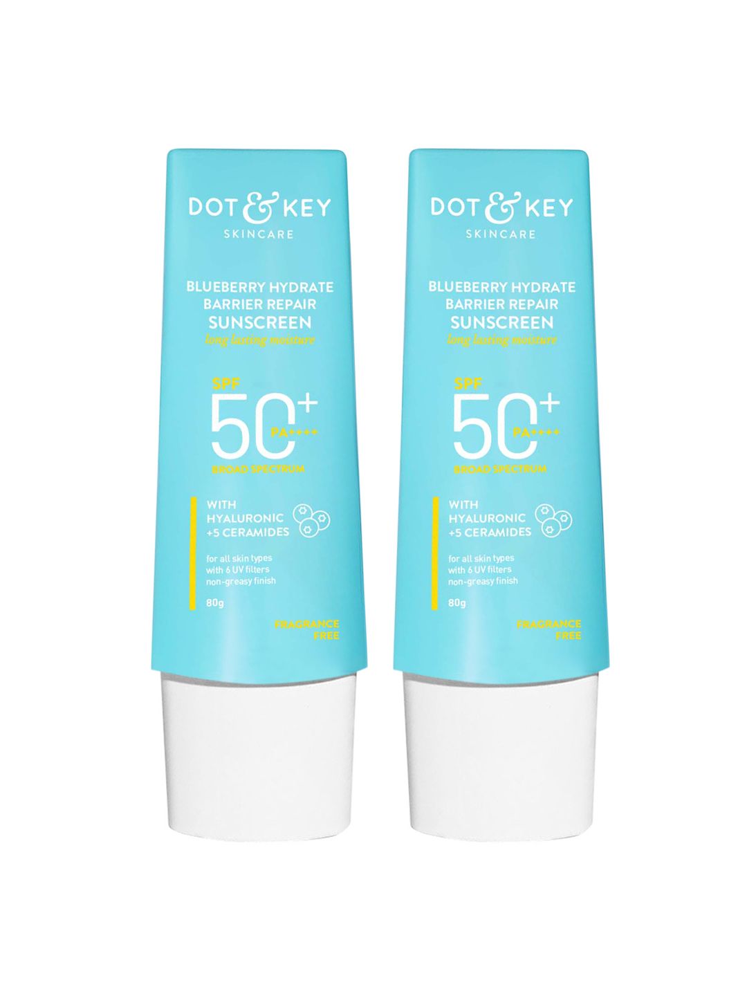 DOT & KEY 2 Pcs Barrier Repair Blueberry Hydrate SPF 50 Sunscreen - 80g Each-picture-15