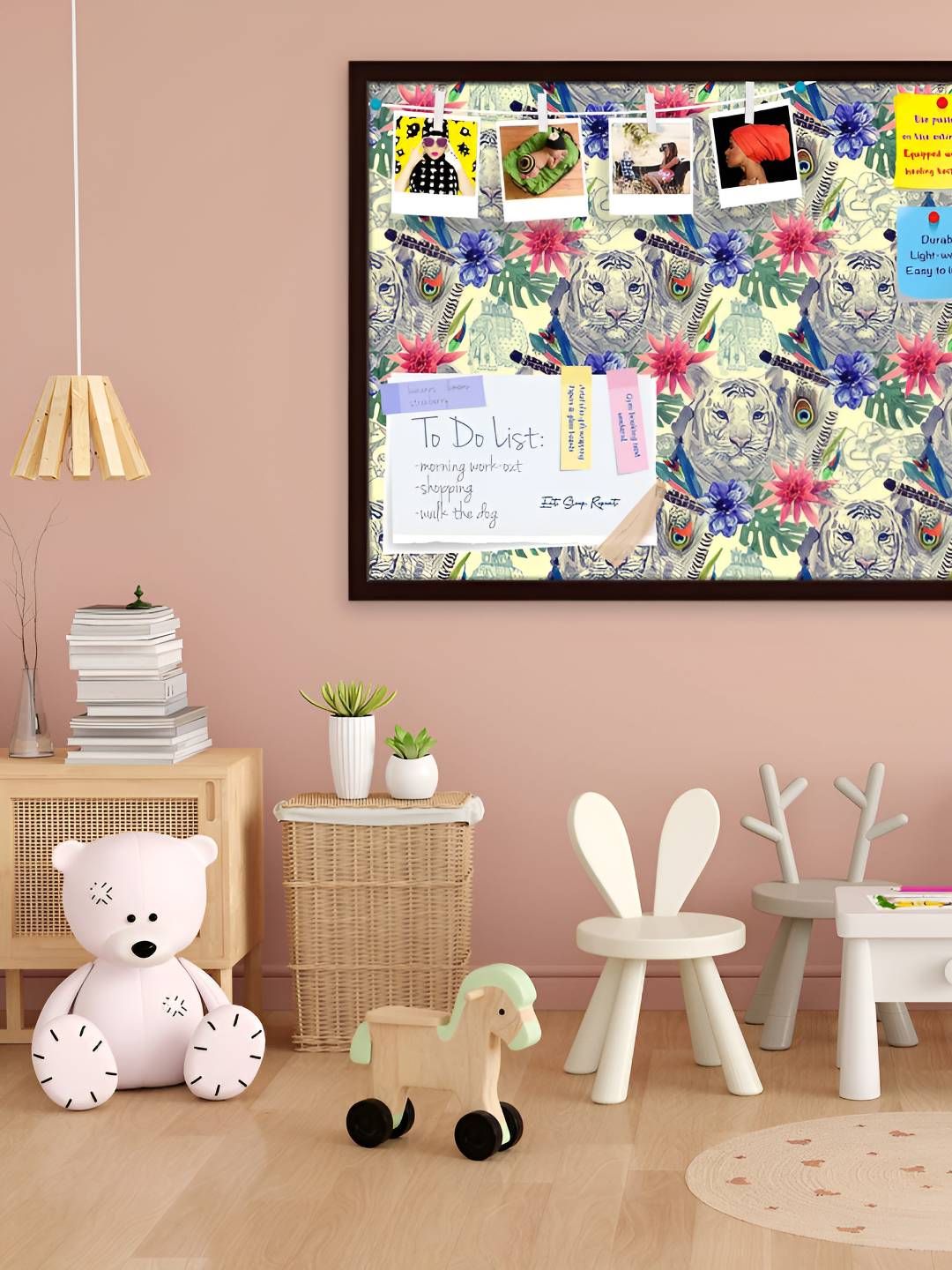 ArtzFolio Wooden Notice Pin Board