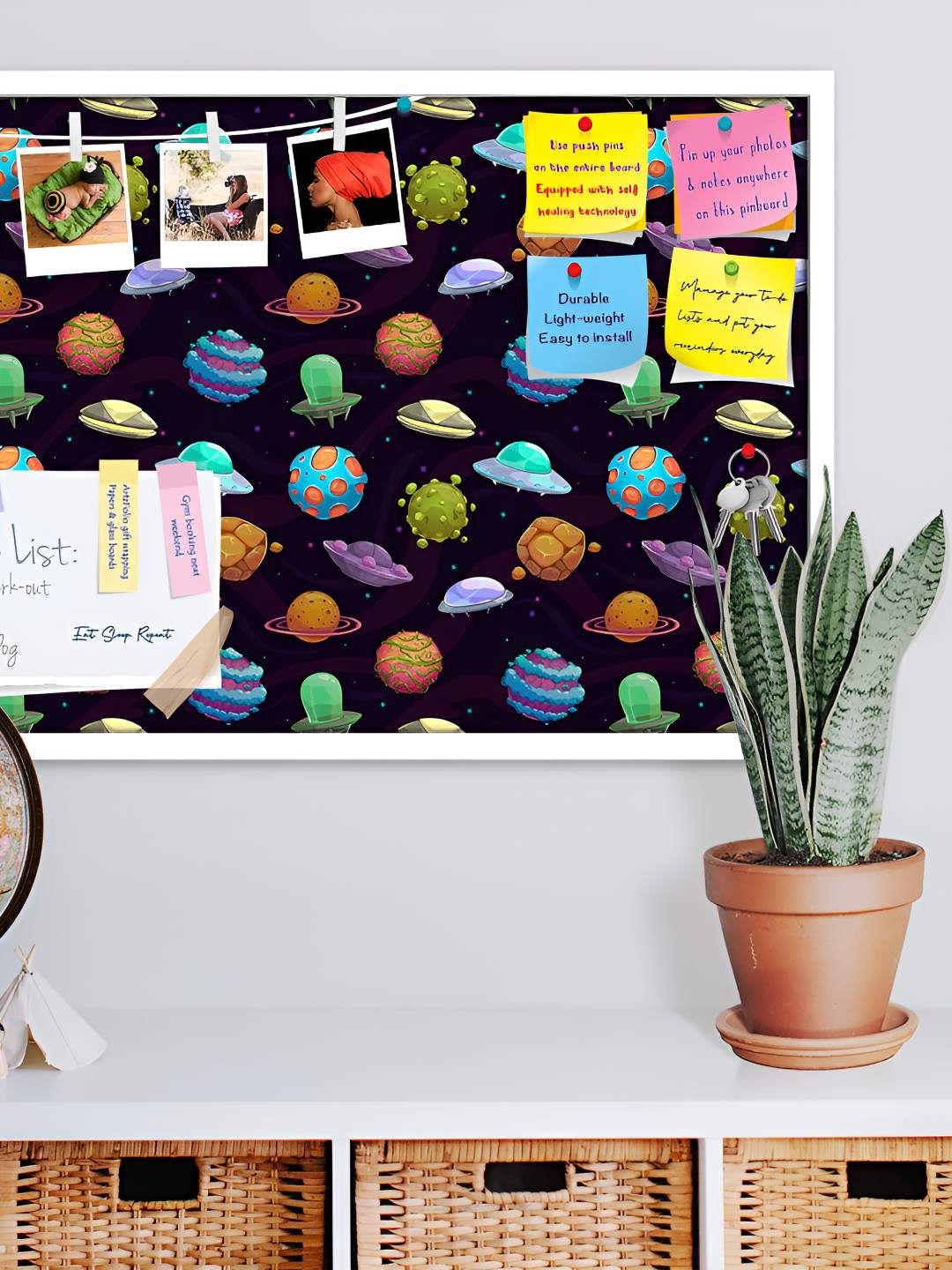 ArtzFolio Wooden Notice Pin Board