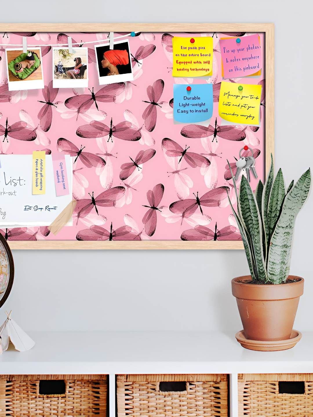 ArtzFolio Wooden Notice Pin Board