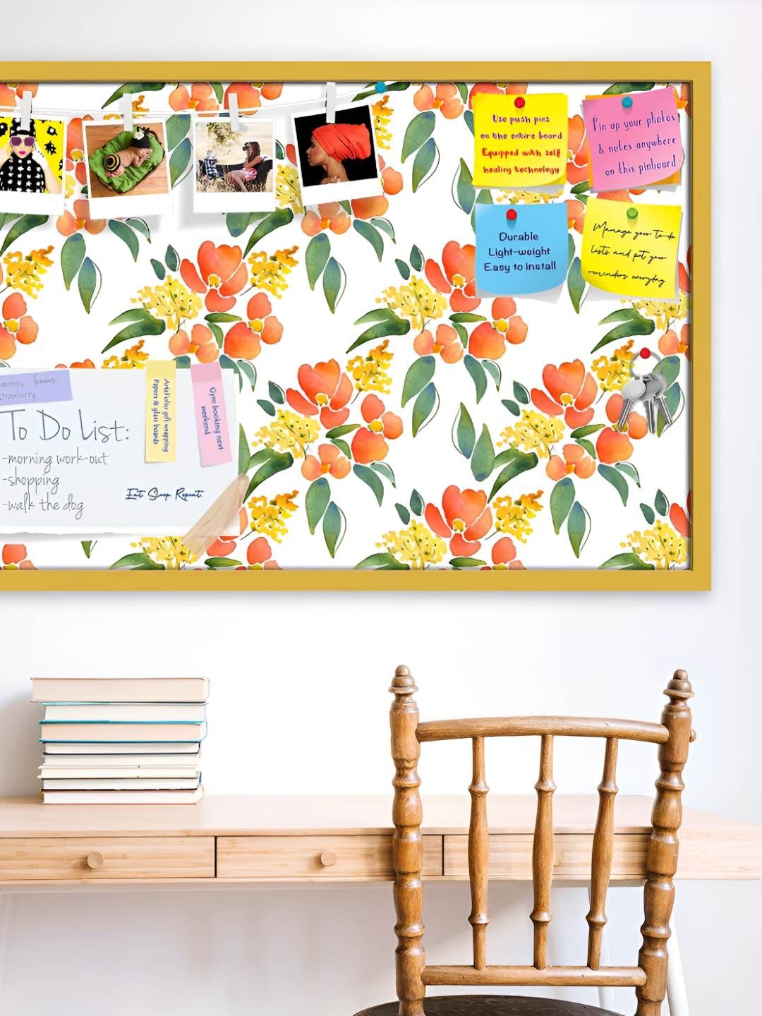 ArtzFolio Wooden Notice Pin Board