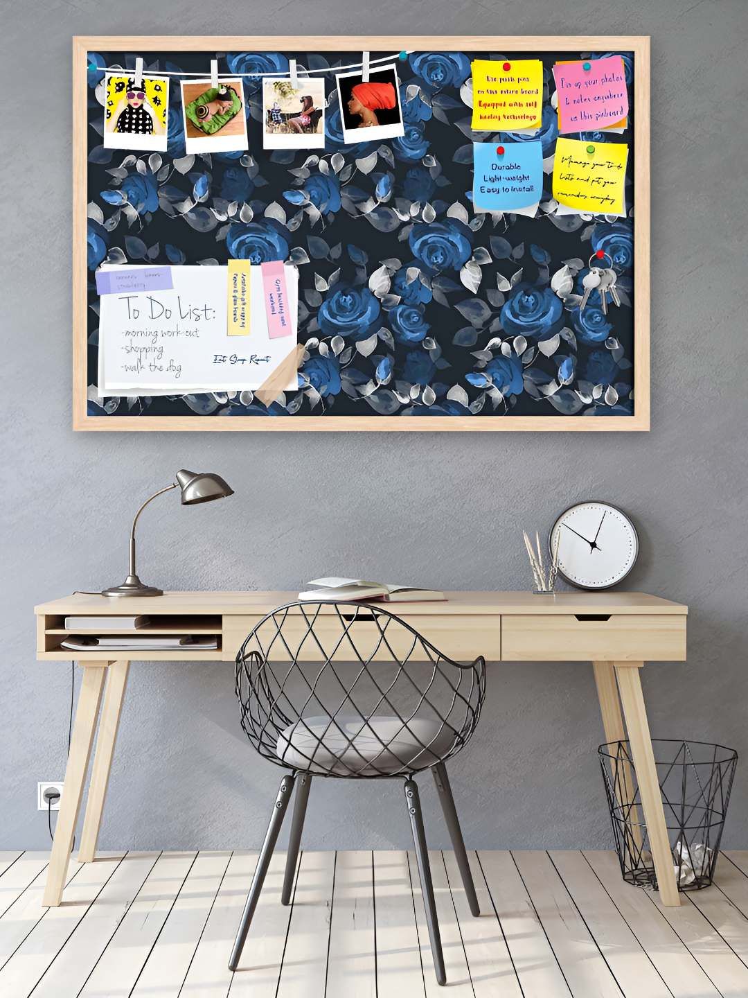 ArtzFolio Wooden Notice Pin Board