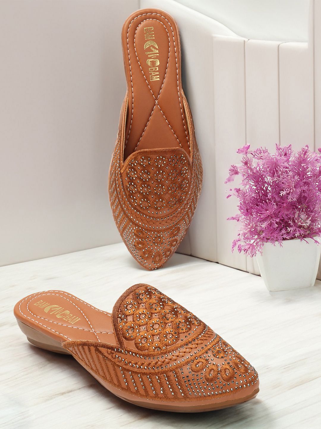 bam bam Women Embellished Ballerinas Flats-picture-39