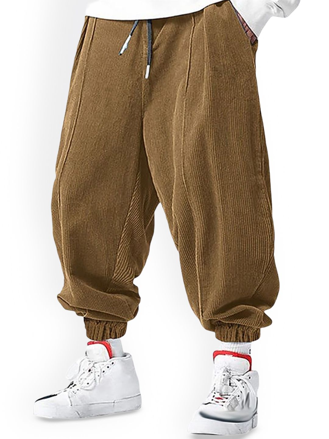 StyleCast x Revolte Men Loose Fit Easy Wash Joggers Trousers-picture-27