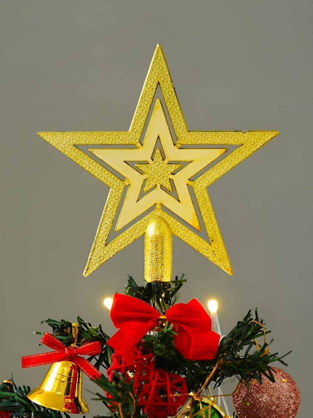 eCraftIndia Textured Star Christmas Decor-image-5
